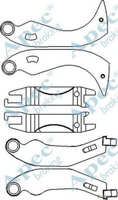 APEC BRAKING adb3001 -  